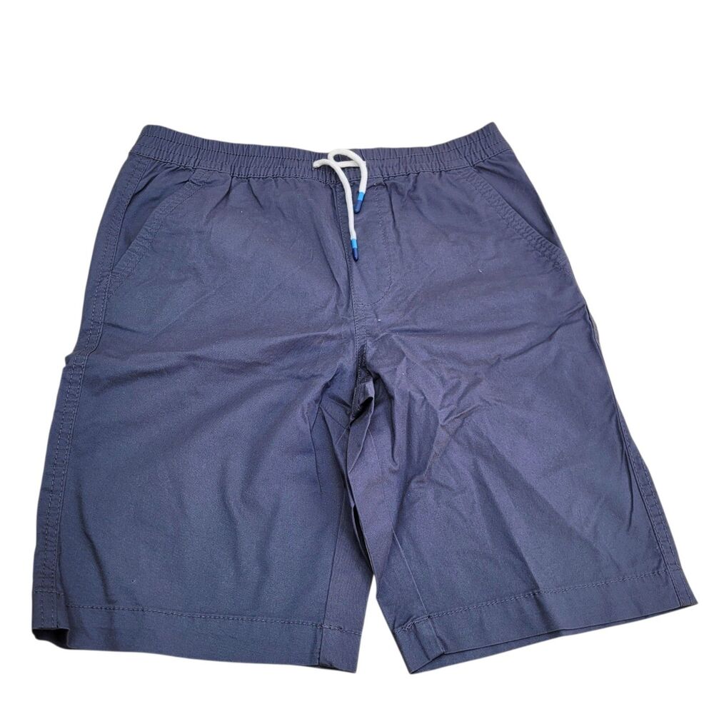 Member's Mark Boy's Drawstring Blue Woven Shorts 14/16 Kids New